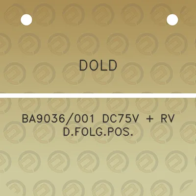 dold-ba9036001-dc75v-rv-dfolgpos