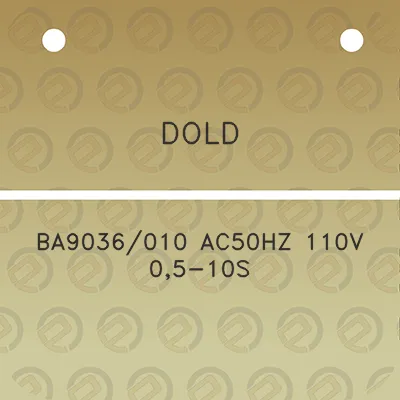 dold-ba9036010-ac50hz-110v-05-10s