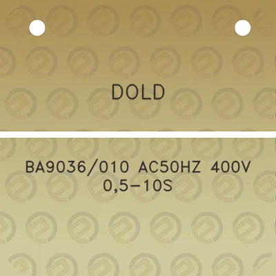 dold-ba9036010-ac50hz-400v-05-10s