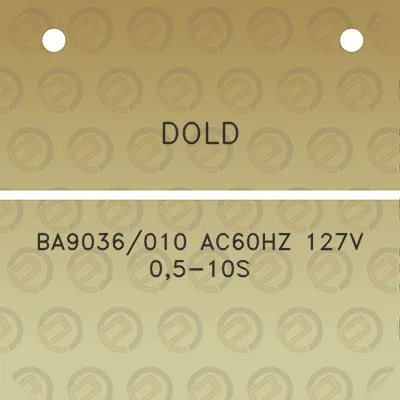 dold-ba9036010-ac60hz-127v-05-10s