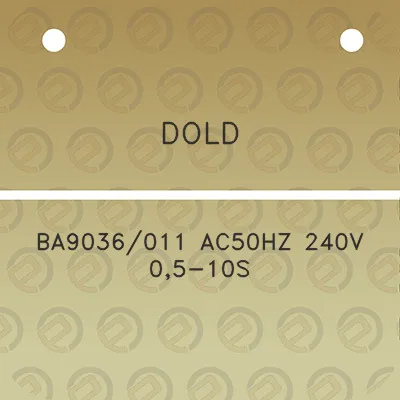 dold-ba9036011-ac50hz-240v-05-10s