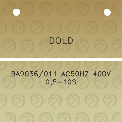 dold-ba9036011-ac50hz-400v-05-10s