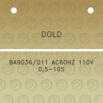 dold-ba9036011-ac60hz-110v-05-10s