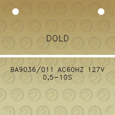 dold-ba9036011-ac60hz-127v-05-10s