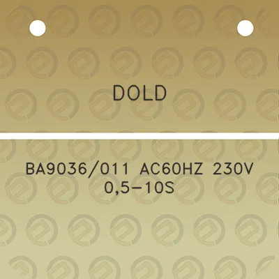 dold-ba9036011-ac60hz-230v-05-10s