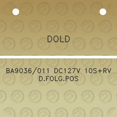 dold-ba9036011-dc127v-10srv-dfolgpos