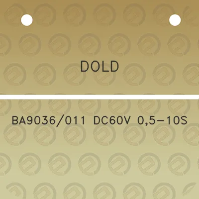 dold-ba9036011-dc60v-05-10s