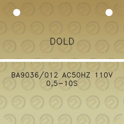 dold-ba9036012-ac50hz-110v-05-10s