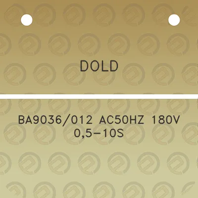 dold-ba9036012-ac50hz-180v-05-10s