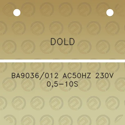 dold-ba9036012-ac50hz-230v-05-10s