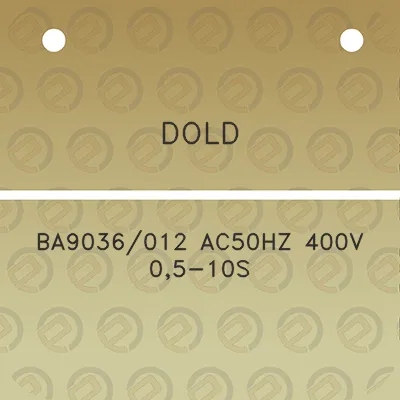 dold-ba9036012-ac50hz-400v-05-10s