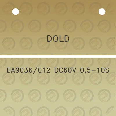 dold-ba9036012-dc60v-05-10s