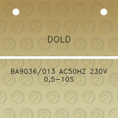 dold-ba9036013-ac50hz-230v-05-10s