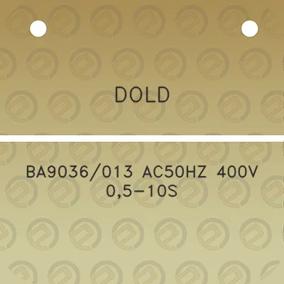 dold-ba9036013-ac50hz-400v-05-10s