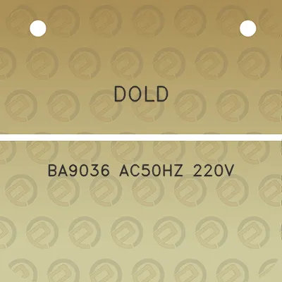 dold-ba9036-ac50hz-220v