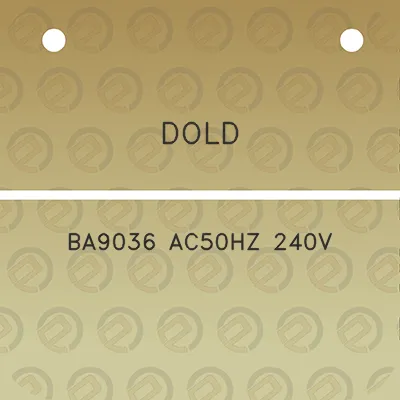 dold-ba9036-ac50hz-240v