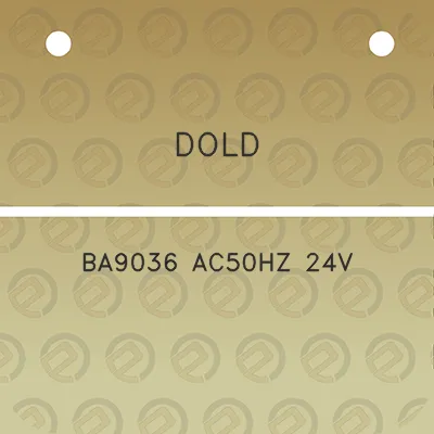 dold-ba9036-ac50hz-24v