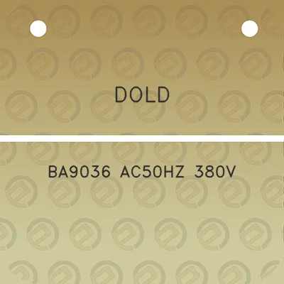 dold-ba9036-ac50hz-380v