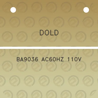 dold-ba9036-ac60hz-110v