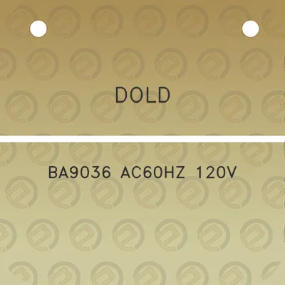 dold-ba9036-ac60hz-120v