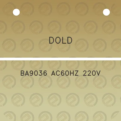 dold-ba9036-ac60hz-220v