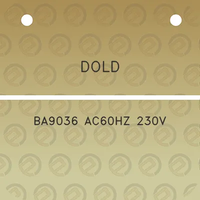 dold-ba9036-ac60hz-230v