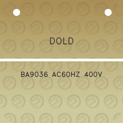 dold-ba9036-ac60hz-400v