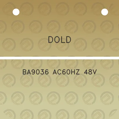 dold-ba9036-ac60hz-48v