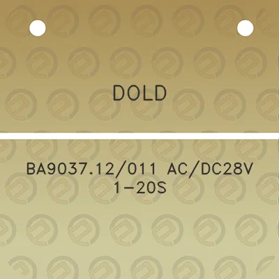 dold-ba903712011-acdc28v-1-20s