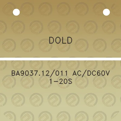 dold-ba903712011-acdc60v-1-20s