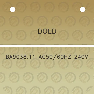 dold-ba903811-ac5060hz-240v