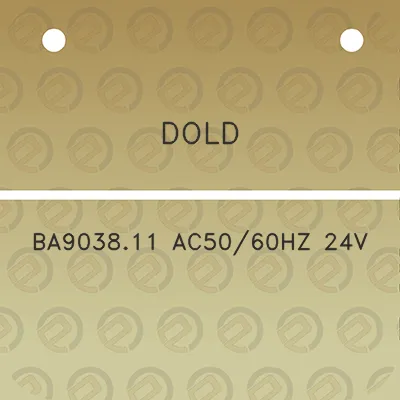 dold-ba903811-ac5060hz-24v