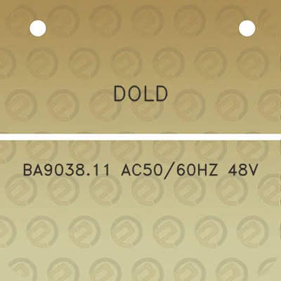 dold-ba903811-ac5060hz-48v