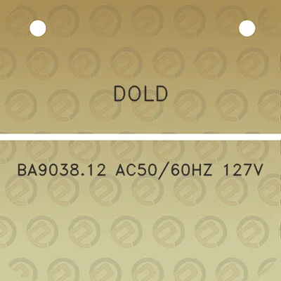 dold-ba903812-ac5060hz-127v