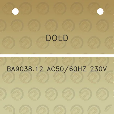 dold-ba903812-ac5060hz-230v