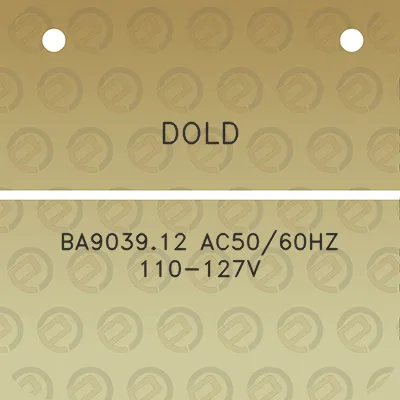 dold-ba903912-ac5060hz-110-127v