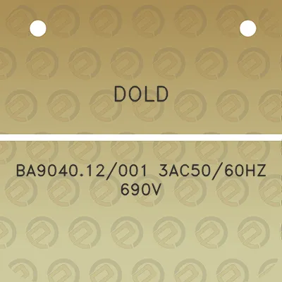 dold-ba904012001-3ac5060hz-690v