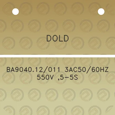 dold-ba904012011-3ac5060hz-550v-5-5s