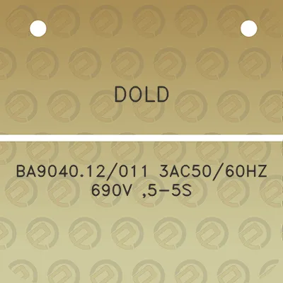 dold-ba904012011-3ac5060hz-690v-5-5s