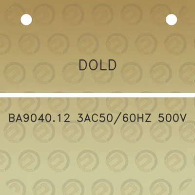 dold-ba904012-3ac5060hz-500v