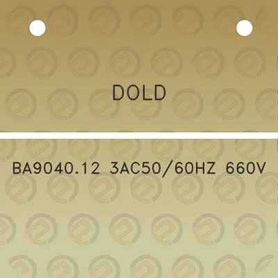 dold-ba904012-3ac5060hz-660v