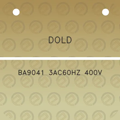 dold-ba9041-3ac60hz-400v