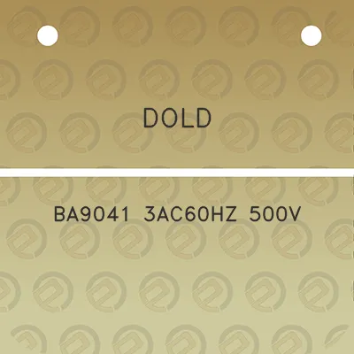 dold-ba9041-3ac60hz-500v