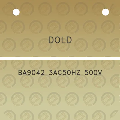 dold-ba9042-3ac50hz-500v