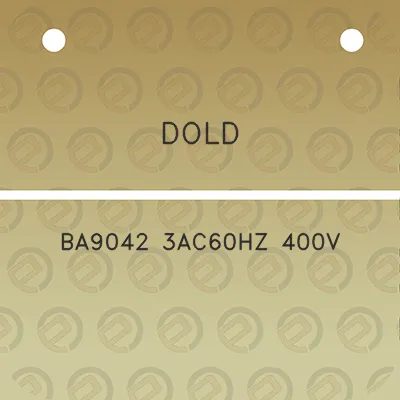 dold-ba9042-3ac60hz-400v