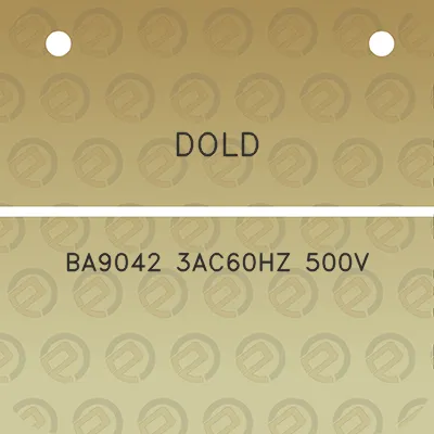 dold-ba9042-3ac60hz-500v