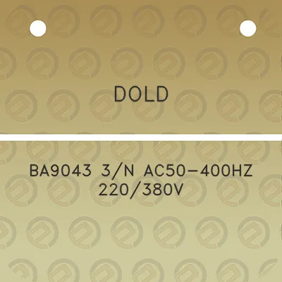 dold-ba9043-3n-ac50-400hz-220380v