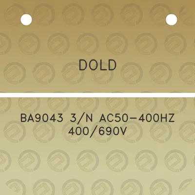 dold-ba9043-3n-ac50-400hz-400690v