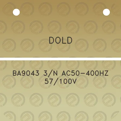 dold-ba9043-3n-ac50-400hz-57100v