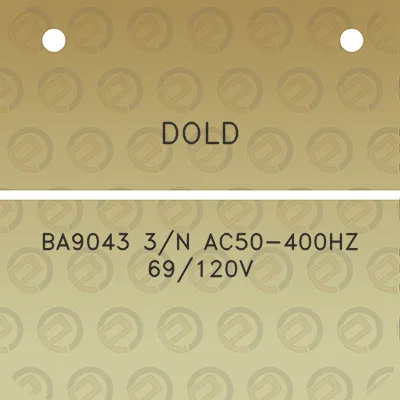 dold-ba9043-3n-ac50-400hz-69120v